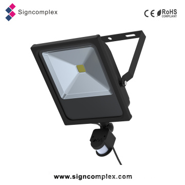 2016 China Slim COB 50W PIR LED Floodlights with CE RoHS